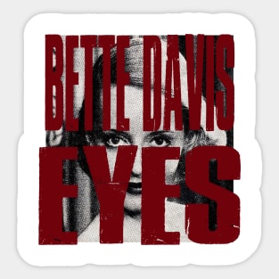 Bette Davis Eyes Sticker